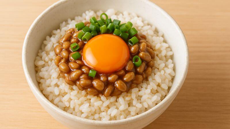 もち麦納豆レシピ