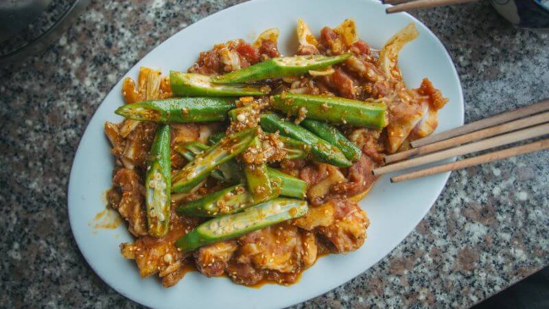 オクラ料理
