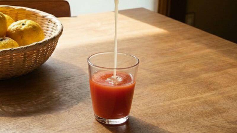 トマトジュース×ゆず