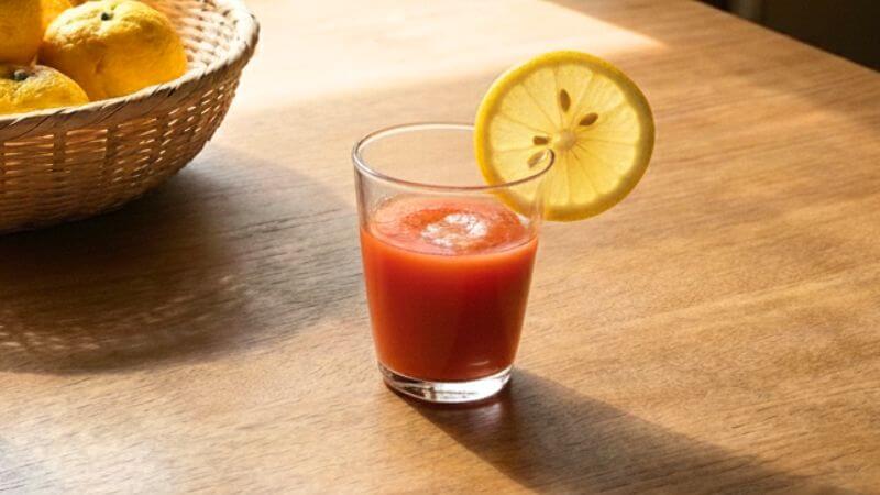 トマトジュース×ゆず