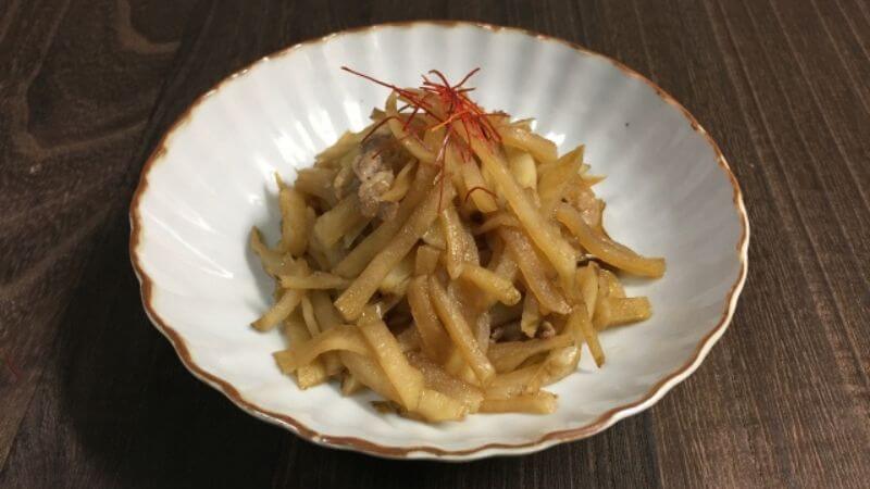 菊芋のきんぴら